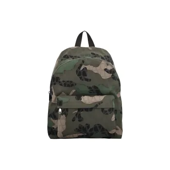 Valentino Cotton Backpack Regular Men's Camouflage