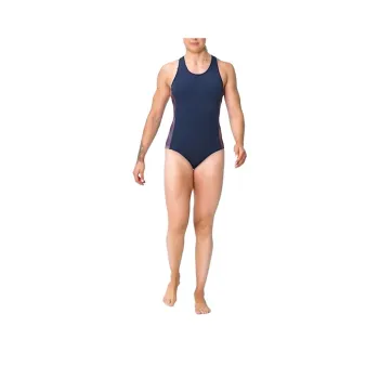 DECATHLON NABAIJI One piece Swimsuit Women's Gray Blue