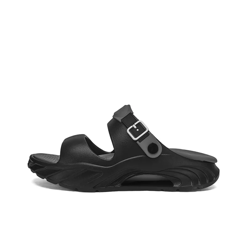OUGLEMEN Quiet Slip Resistant Odor Resistant Abrasion Resistant Slide Slippers Unisex Box-1