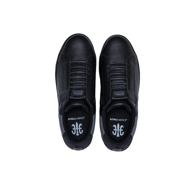 ROYAL ELASTICS ADELAIDE Low Top Skateboard Shoes Men's Black Gray-1