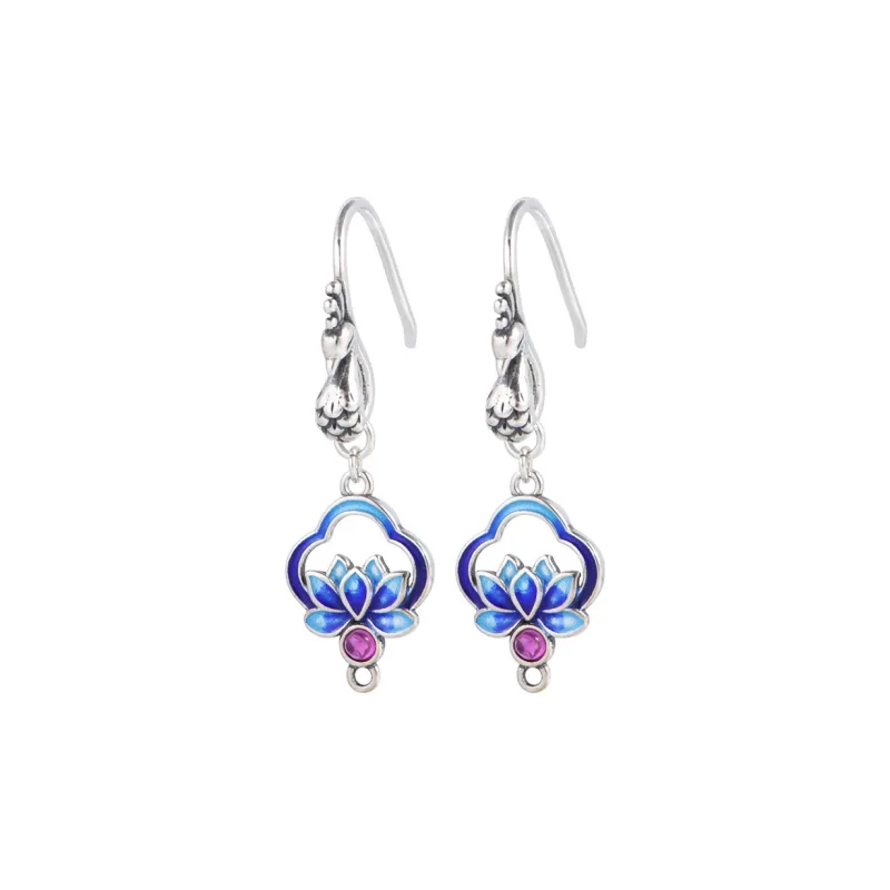 JINLUWANG S925 Silver Earrings Women's-0