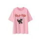 Strawberry Pink[Skin-Friendly Soft and Plush 100% cotton, American Letter Puppy Print]