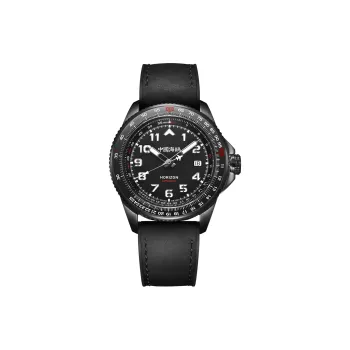 Sea Gull PILOT Skyline Collection Automatic Mechanical Movement Rubber Band Strap Watch Men's Watches Black Dial