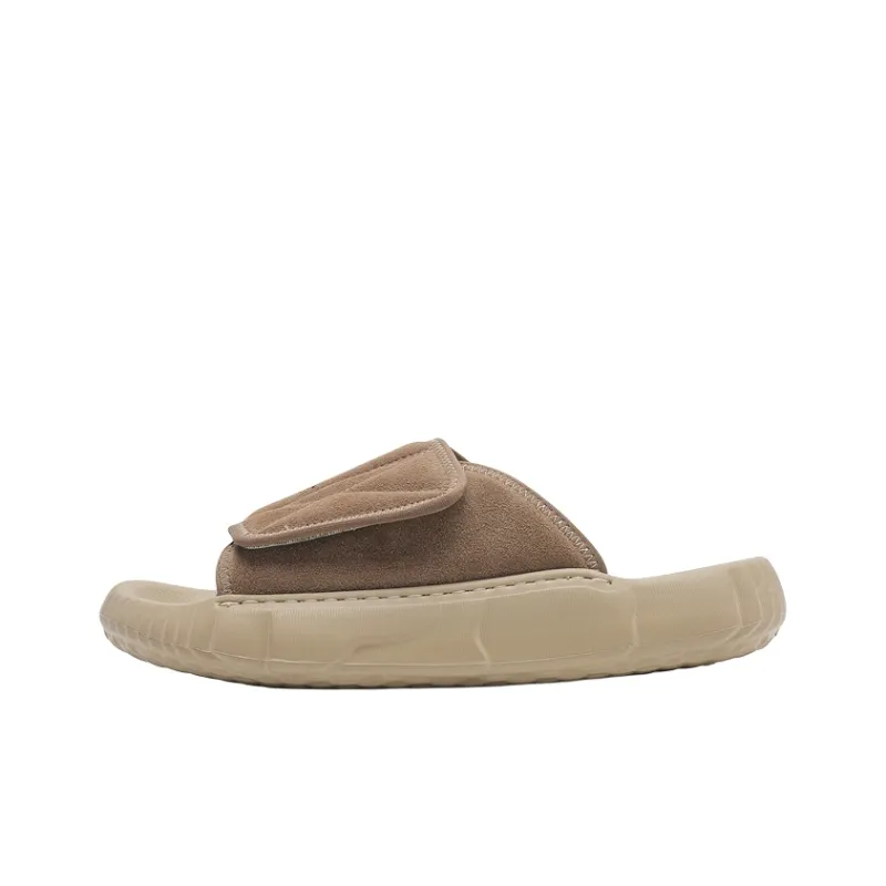 APRHE Slip Resistant Abrasion Resistant Slide Slippers Men's Khaki Green-7