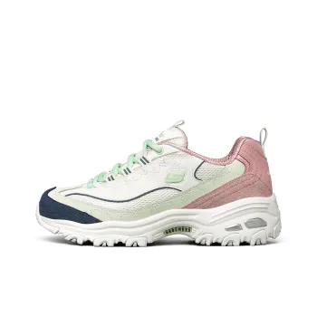 Skechers D'Lites 1.0 Chunky Sneakers Women's Low Top Natural/Pink