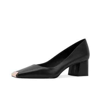 Shesrim Block Heel High Heels Women's Black