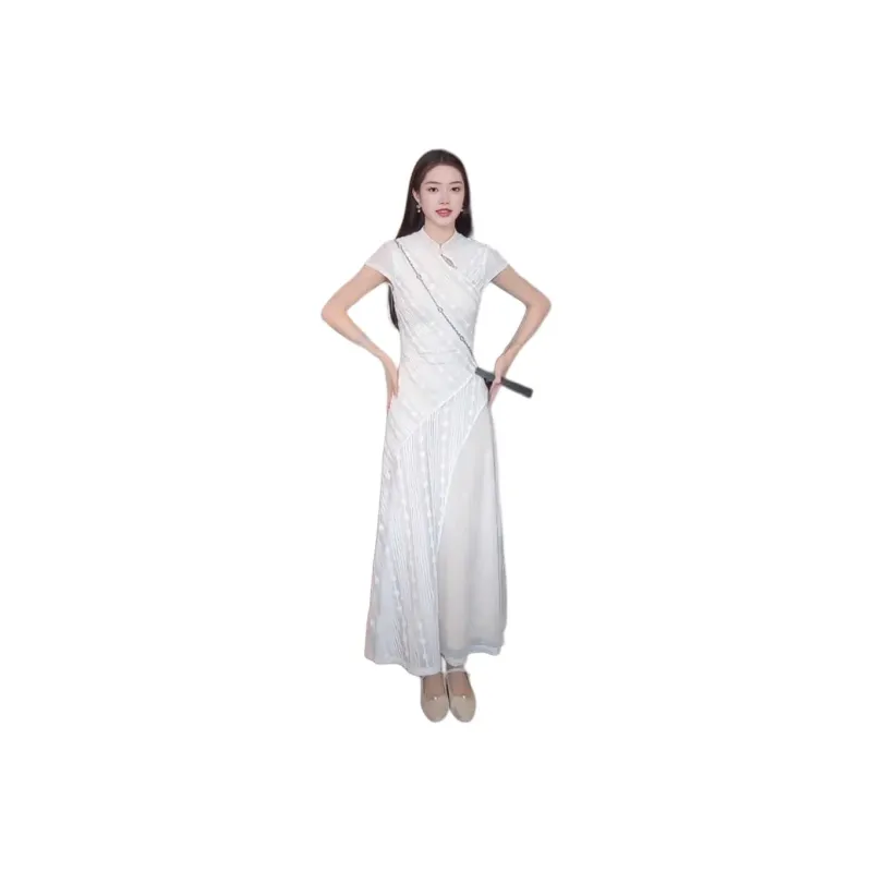 Mu Xiao Xin Short Sleeved Dress Women's-0