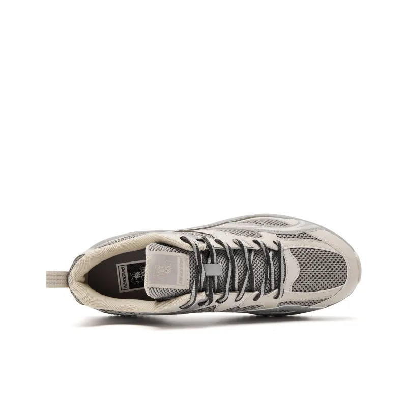 QIAODAN Anti Slip Wear Resistant Low Top Casual Shoes Men's Steel Gray Pumice Gray-3