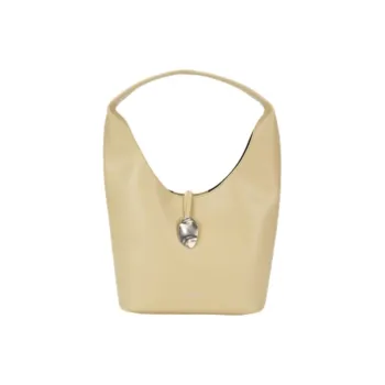 CALVIN KLEIN Synthetic Material Basket Bag Handbag Medium Size Women's Parsley Color