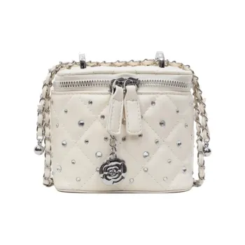 ResNonverba PU Crossbody Bag, Shoulder Bag Women's Ecru/Black/Pink/Yellow