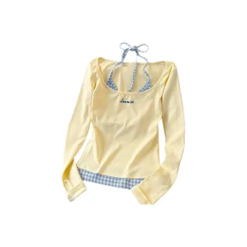 ABBY GODDESS T Shirts Women's Yellow