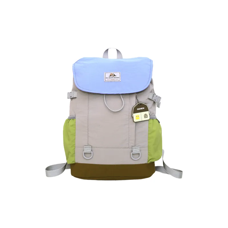 Meow In The Grass Nylon Backpack Regular Unisex Multicolor-8