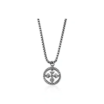 FOREVER MELODY Sterling Silver Necklaces Men's