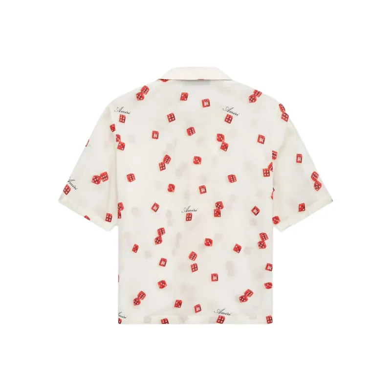AMIRI Decorative Printed Short Sleeved Shirt-1