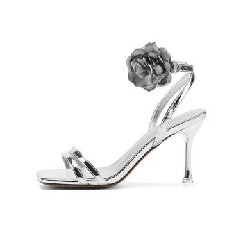 FIVE PLUS One Strap Sandals Women's Silver