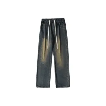 SNOW FLYING Jeans Unisex Vintage Blue
