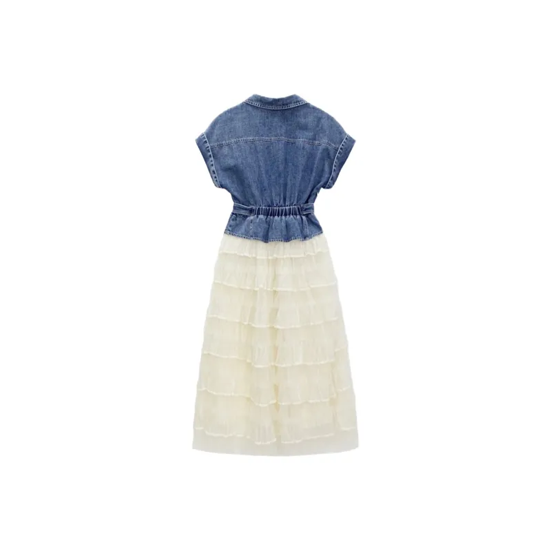 Mu Xiao Xin Short Sleeved Dress Women's-1