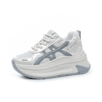 BBMTR Breathable Height Increase Mid Top Chunky Sneakers Women's