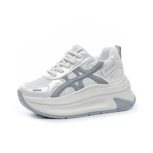 BBMTR Breathable Height Increase Mid Top Chunky Sneakers Women's