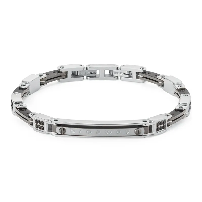 BROSWAY Titanium Steel Bracelets Women's Silver-0