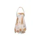 White Base Yellow Floral