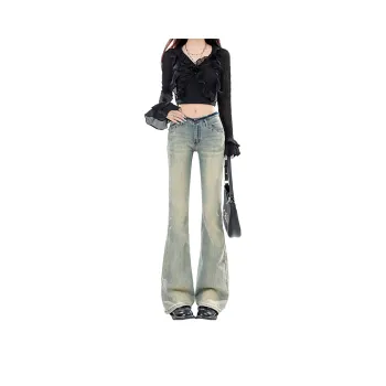 MPOX Jeans Women's Yellow Mud
