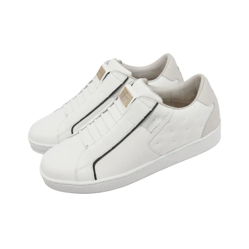 ROYAL ELASTICS Adelaide Lu Low Top Skateboard Shoes Men's White Beige-2