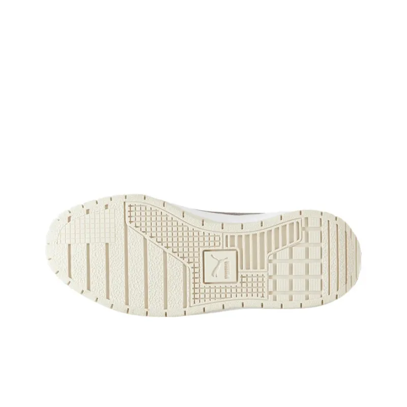 PUMA Cali Dream Anti Slip Wear Resistant Low Top Skateboard Shoes Women's Gray White-5