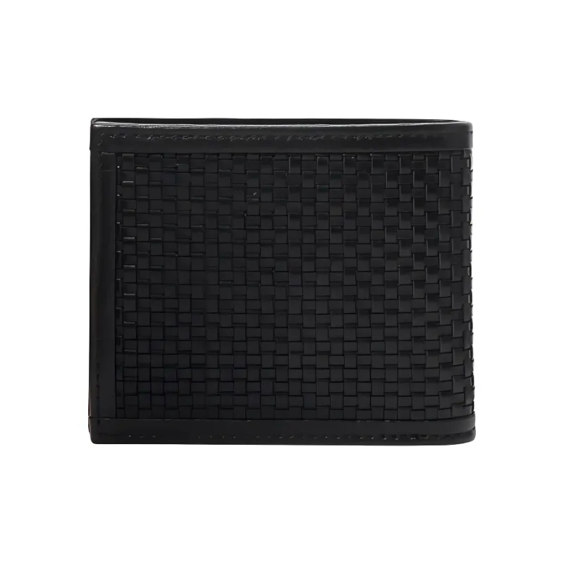 Polo Ralph Lauren Full Grain Cow Leather Wallet Men's Black-1