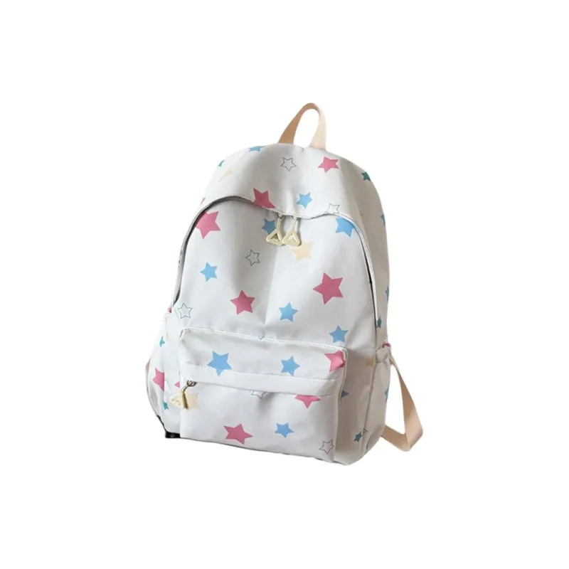 AIBAG Oxford Backpack Unisex White/Black-1