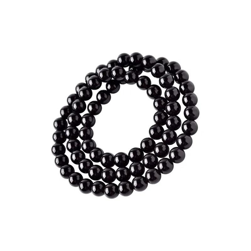EADDA JEWELRY Natural Obsidian Bracelets Unisex-0