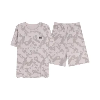 Floating Light Islands Pajama Set Men's Lotus Color