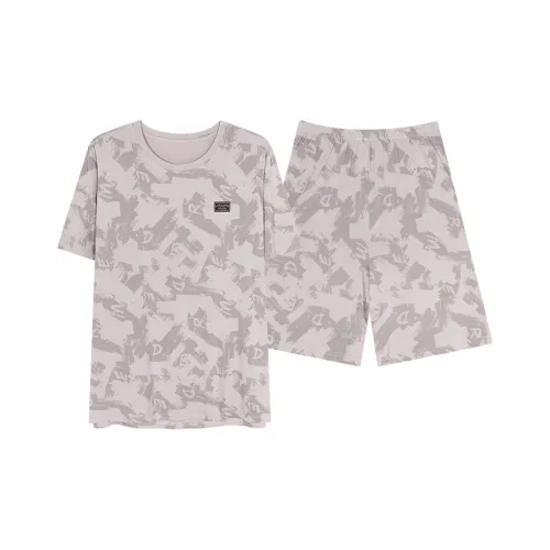 Floating Light Islands Pajama Set Men's Lotus Color