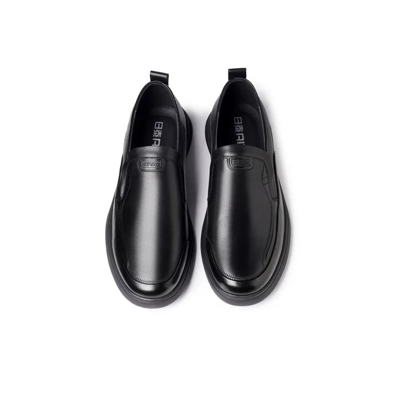 Ritai Men's Casual Shoes Men Low Top Black-2