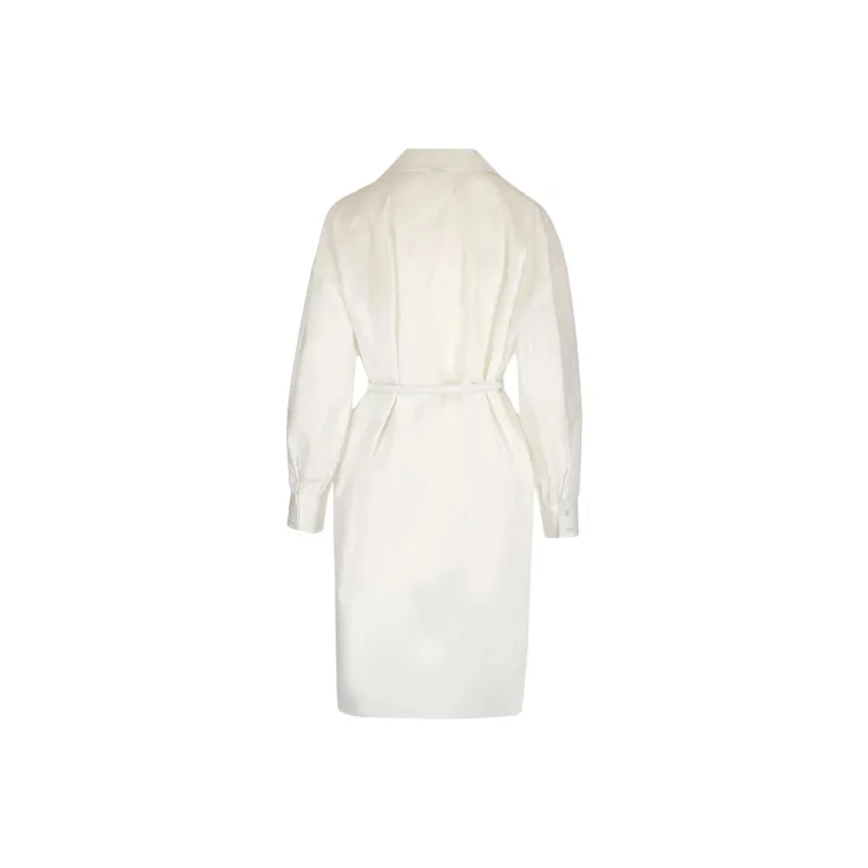 FENDI Long Sleeved Dress Women's White-1