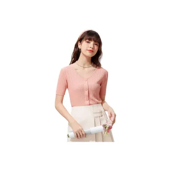 FAWENXIANGZI Knitwear Women's Pink