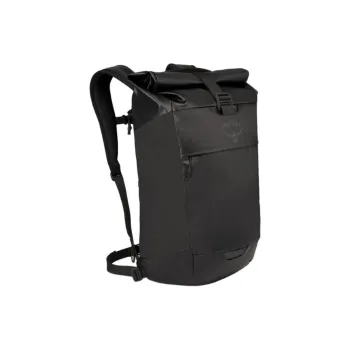OSPREY Recycled Polyester Backpack Unisex Black