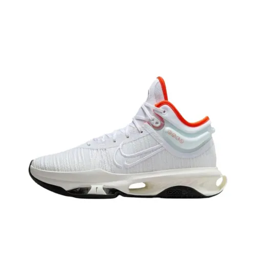 Nike AIR ZOOM GT pink 2 Breathable And Lightweight High Top Basketball Shoes Men's White