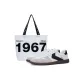 Classic White/Black[Free White Canvas Bag]