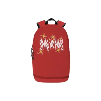 Spare No Pains. Polyester Backpack Regular Unisex Multicolor