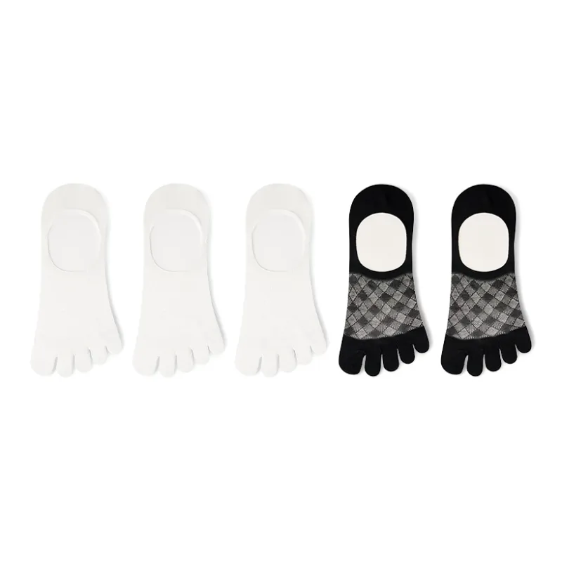Primeet No Show Socks Men's 5 Pack-5