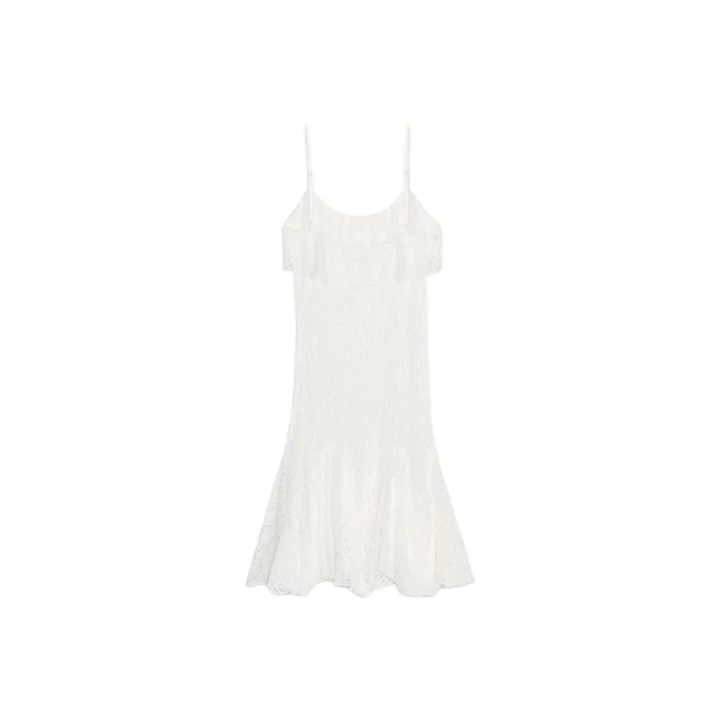 ZARA Slip Dresses Women's White-1