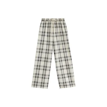 Inman Casual Pants Women's Black White Plaid