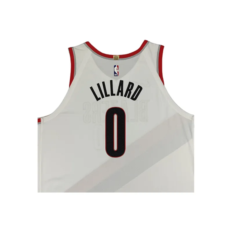 Nike x NBA Portland Trail Blazers Basketball Jersey Unisex White-3