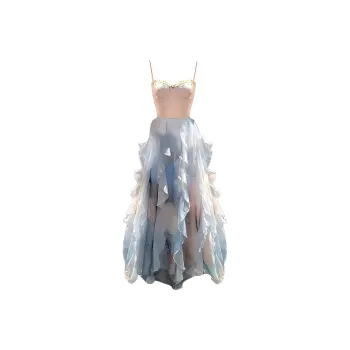 DOKZB Slip Dresses Women's Gradient