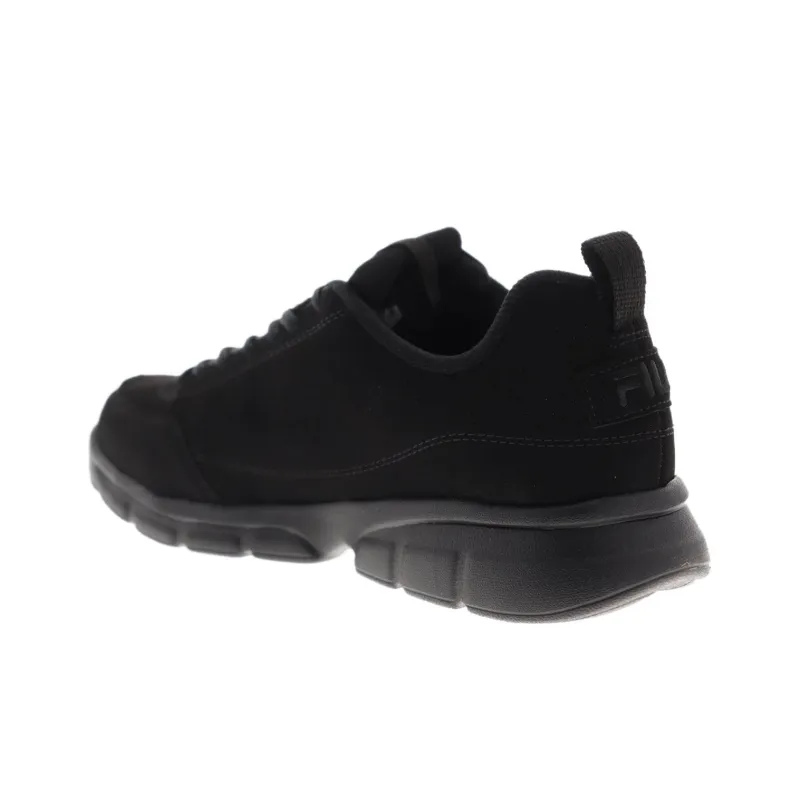 FILA Disruptor SE Anti Slip Wear Resistant Low Top Casual Shoes Men's Black-5