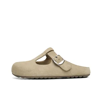 RED DRAGONFLY Rubber Sole Abrasion Resistant Slip Resistant Closed Toe Slippers Women's