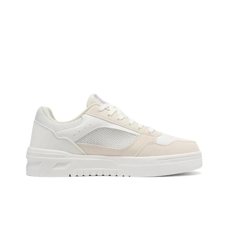 361° Slip Resistant Balance Low Top Skateboard Shoes Women's White Pink-1
