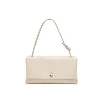 MARC JACOBS Leather Shoulder Bag Tubas Women's Cloud White