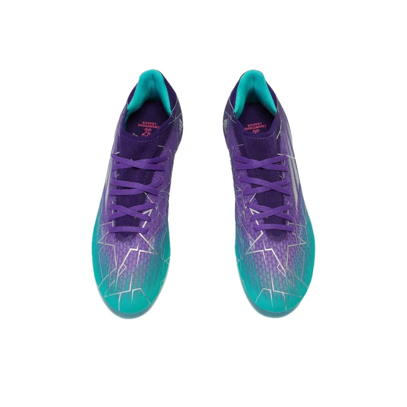Adidas X Speedflow.3 FG Rubber Long Studs Soft Ground Cushioning, Wear Resistant Soccer Shoes Unisex Purple-2